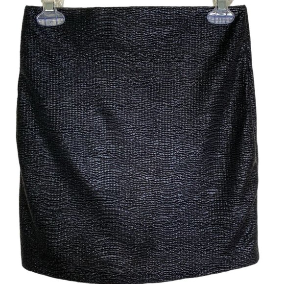 BCBGeneration Womens Black Pull-On Stretchy Shimmery Skirt Size S Holiday Party - Picture 2 of 7